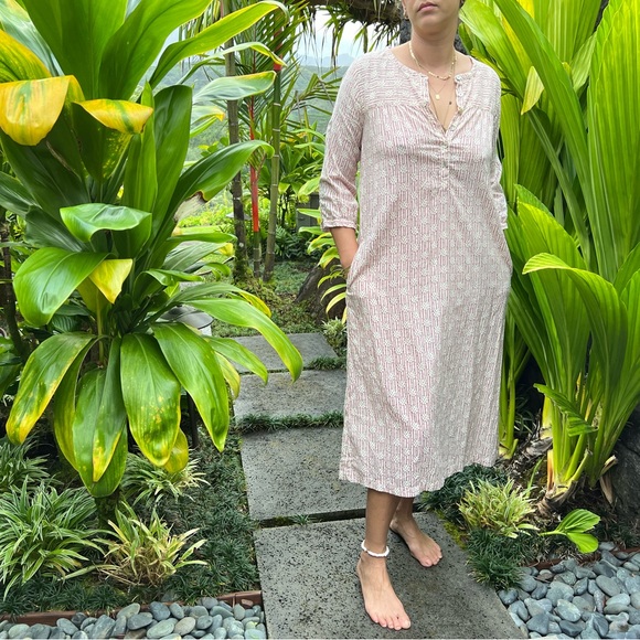 Sweet, easy soft cotton caftan - Picture 2 of 6